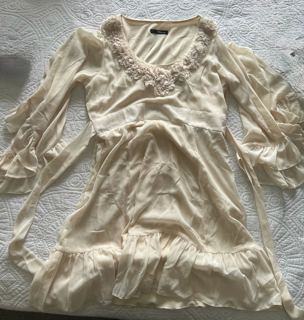 Cream Jane Norman dress